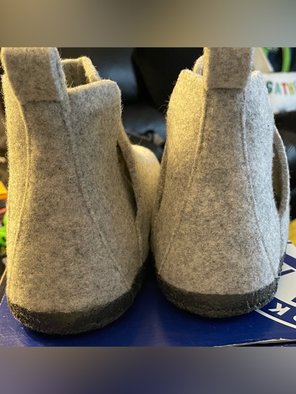 Birkenstock Gray Felt Ankle Booties - Picture 3 of 6